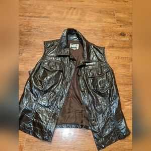 Vintage "Iceberg" snake-print vest